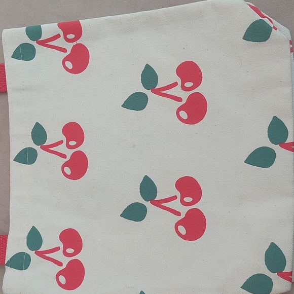 Canvas tote cherry print/design - Picture 5 of 5